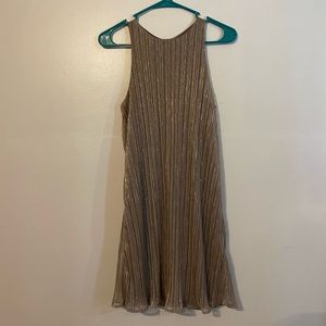Shiny Gold Dress, size small, brand new